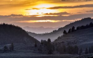 Sunset, Lamar Valley